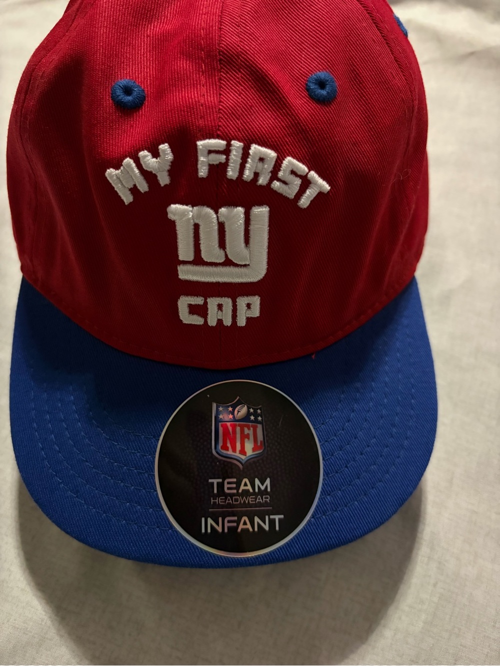 NFL My First NY Cap Red and Blue Infant Hat